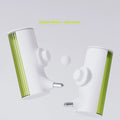 Hanging pet drinking bowl, 700ml ABS automatic water cup for cats in dynamic yellow or navy blue.