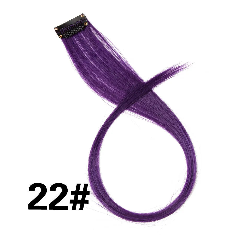 18 inch wig hair extension in selected colour style, single piece or 4PC set option