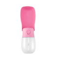 Pet folding water bottle 280ml in Blue, Pink, and White with compact design