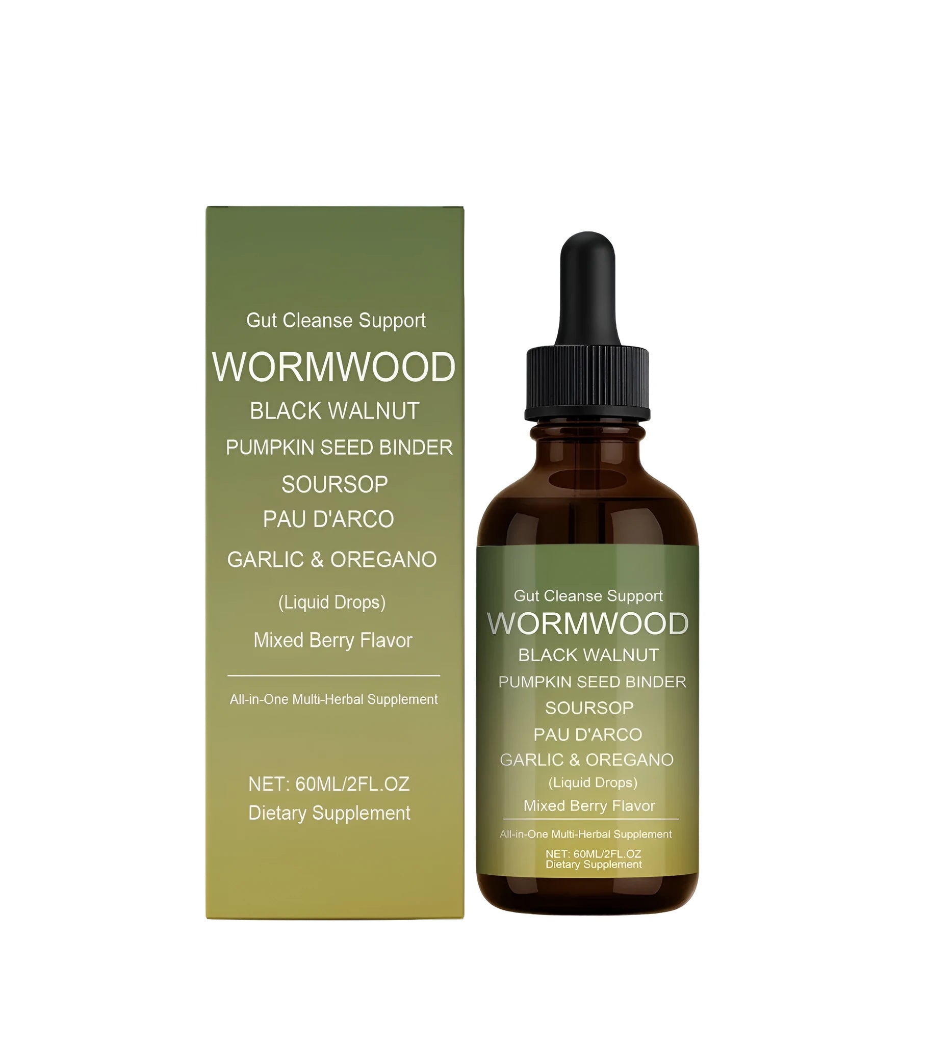 Body Care Drops moisturising serum in a 60ml clear bottle with label, glycerin and maltitol formula for face and body hydration
