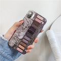 Flesh and grey silicone protective case for various iPhone models.