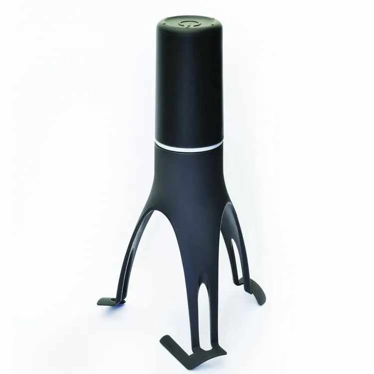 Green automatic cooking mixer device for stirring sauces and soups in pot
