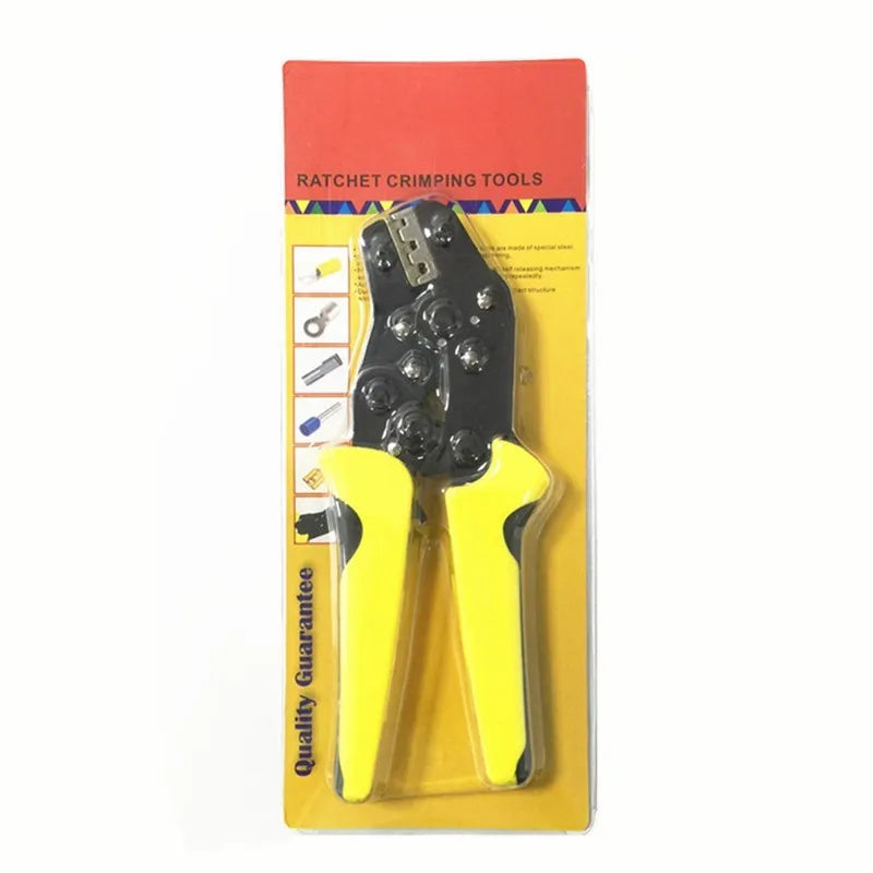 Multifunctional spring crimping pliers 190mm length with PVC handle and 50# steel head