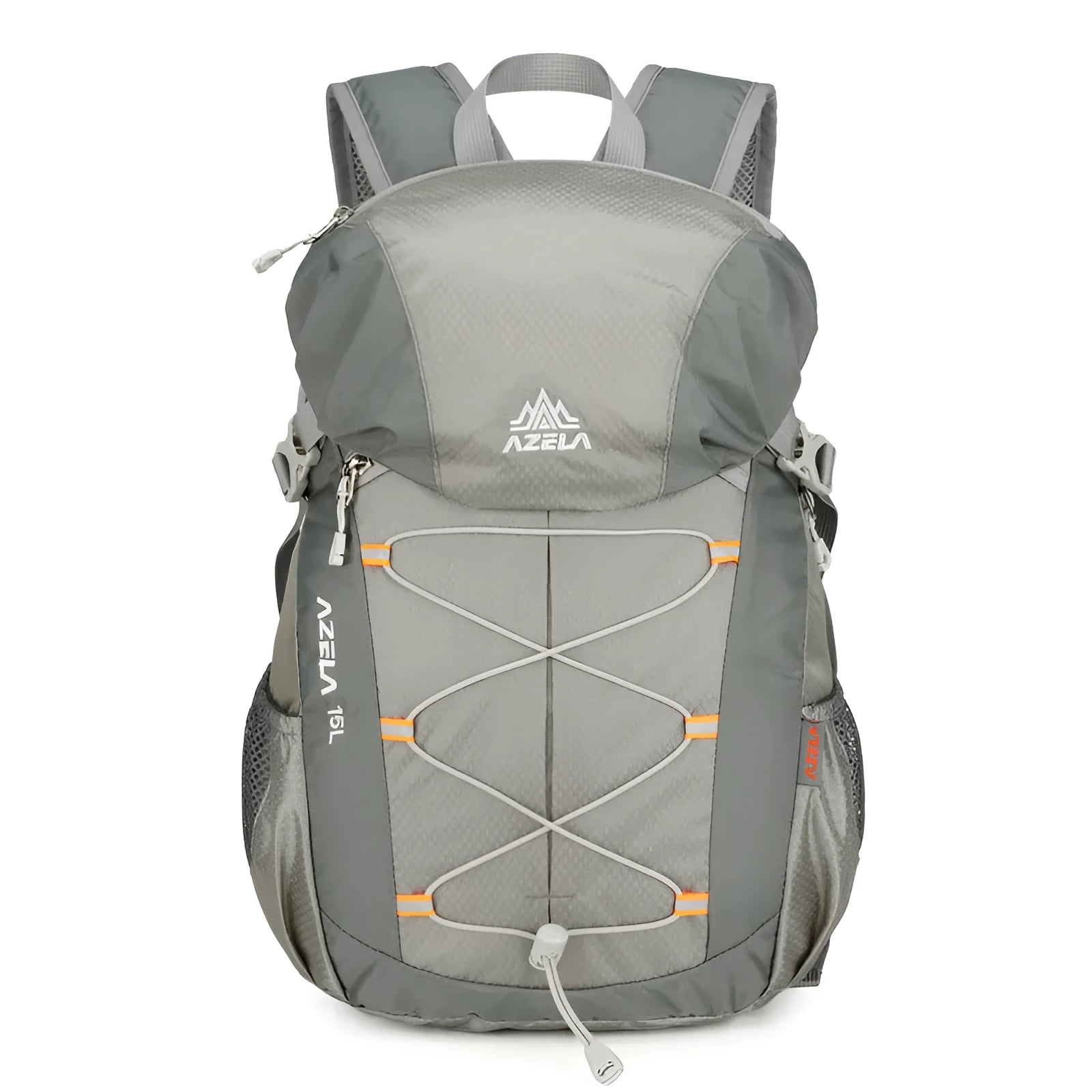 AZELA 20L Colour Block Hiking Backpack in Blue, lightweight polyester daypack for outdoor hiking and travel