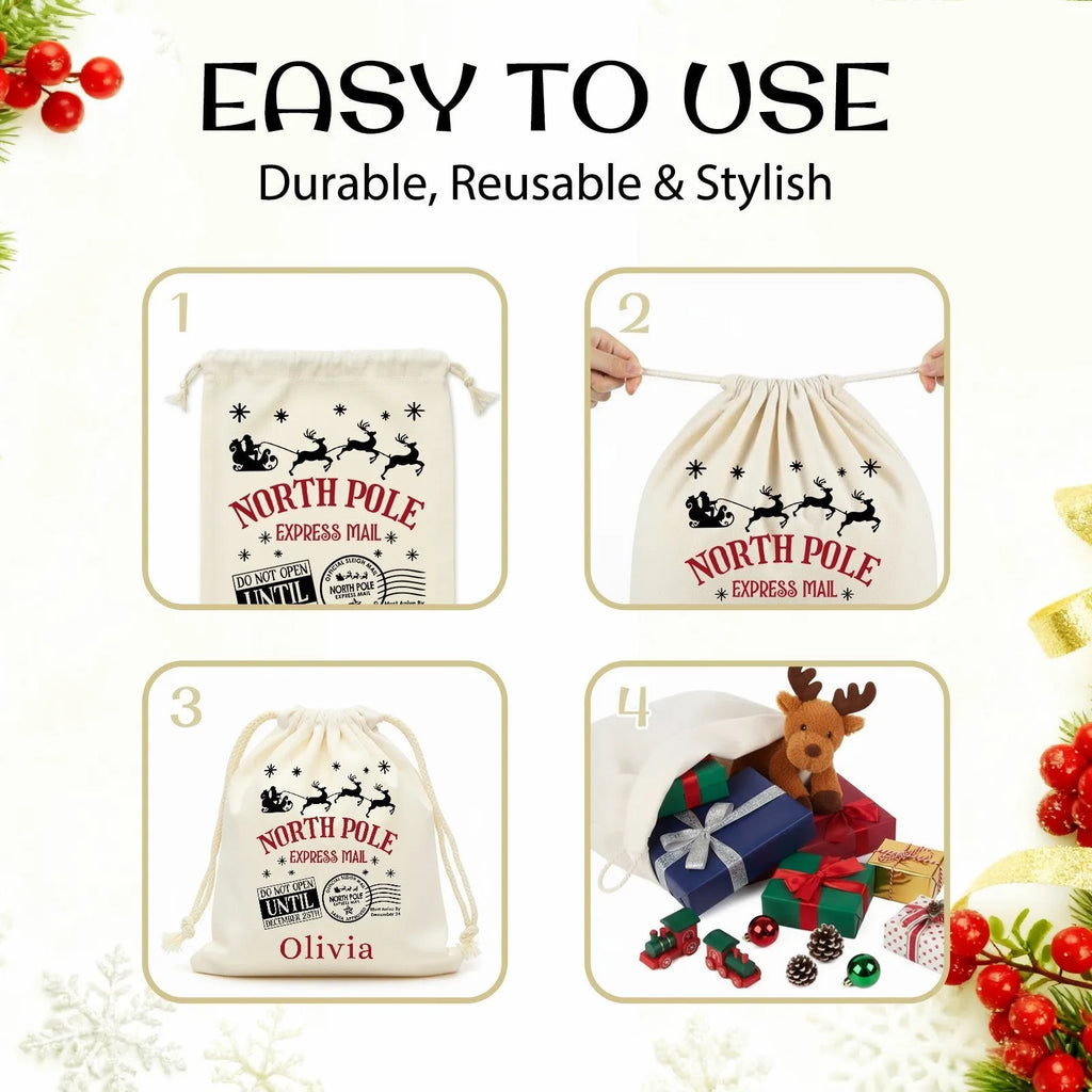 Canvas storage bag in picture colour, available in multiple sizes from 25x30cm to 72x100cm