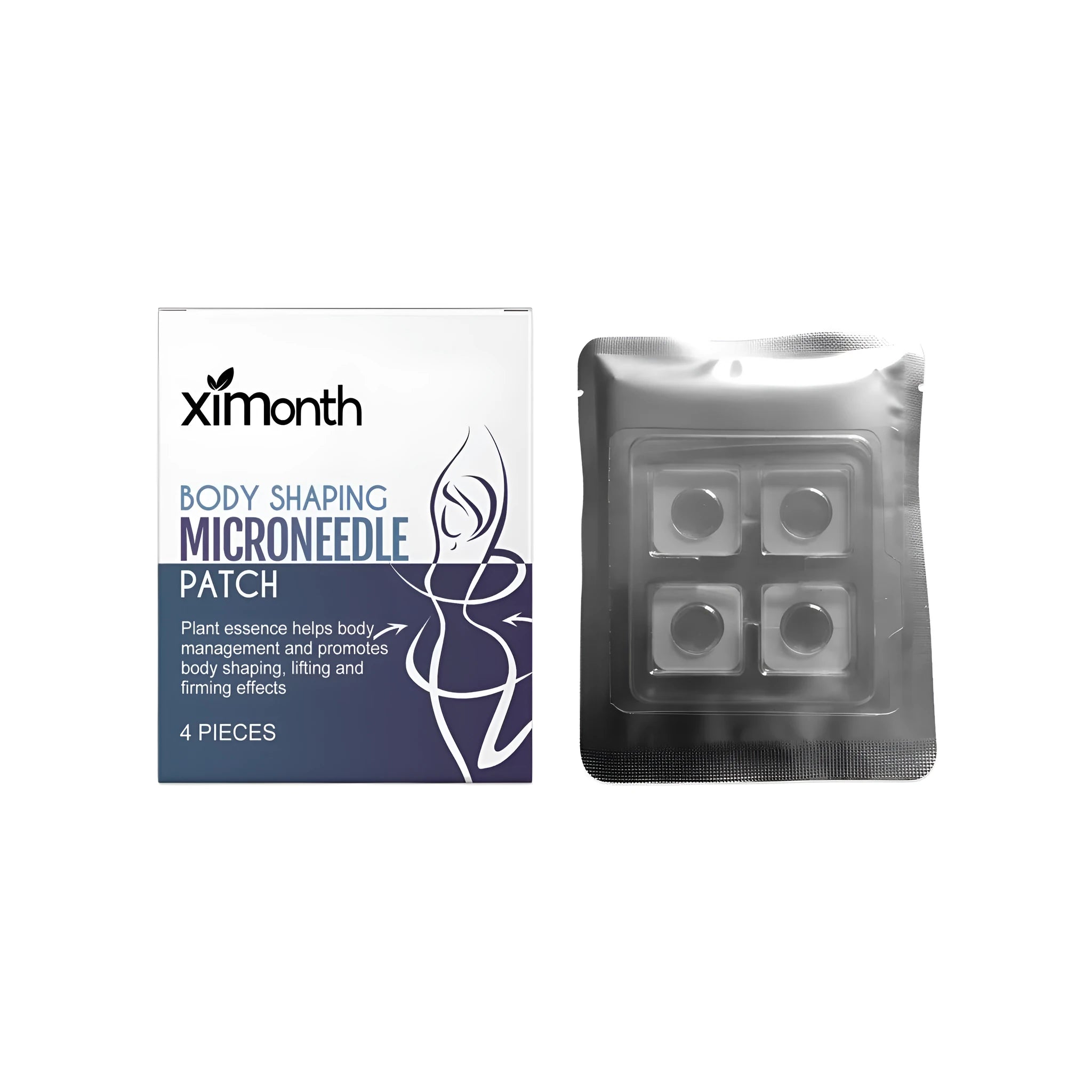 Four body shaping micro-needle patches with fitting curve design for targeted application