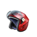 Solar smart helmet in black with ABS+ shell and Bluetooth 5.0 for cycling, side view
