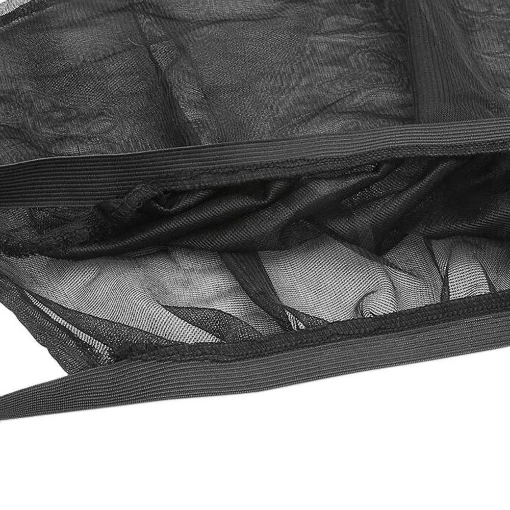 Black mesh car window sunshade and mosquito cover, 50x40cm, four-piece set for car windows