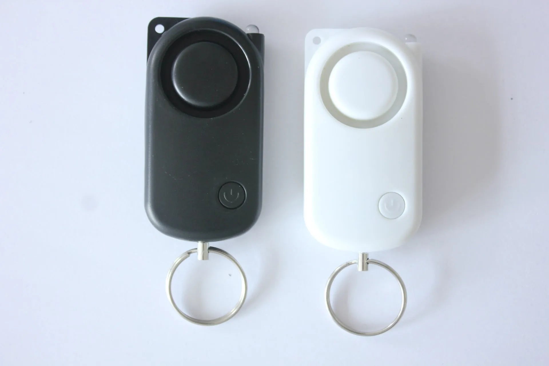Runner personal alarm with LED flashing light and adjustable wristband, black, 7.5x4x1cm