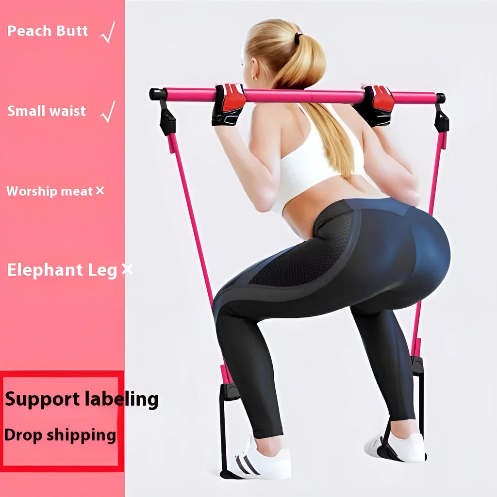 Adjustable fitness pulling rope for hip training and resistance workouts in choice of colours
