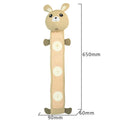 Plush fleece rabbit dog toy with sound maker, food hiding function, 650mm length