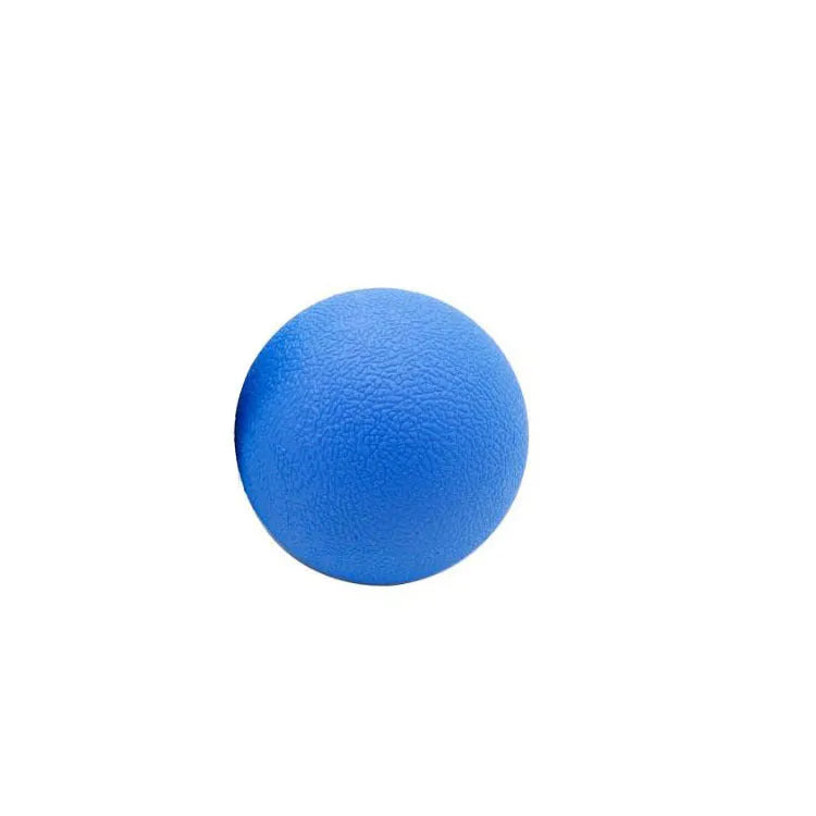 Round green TPE yoga massage ball with a 6.1cm diameter for muscle relaxation.