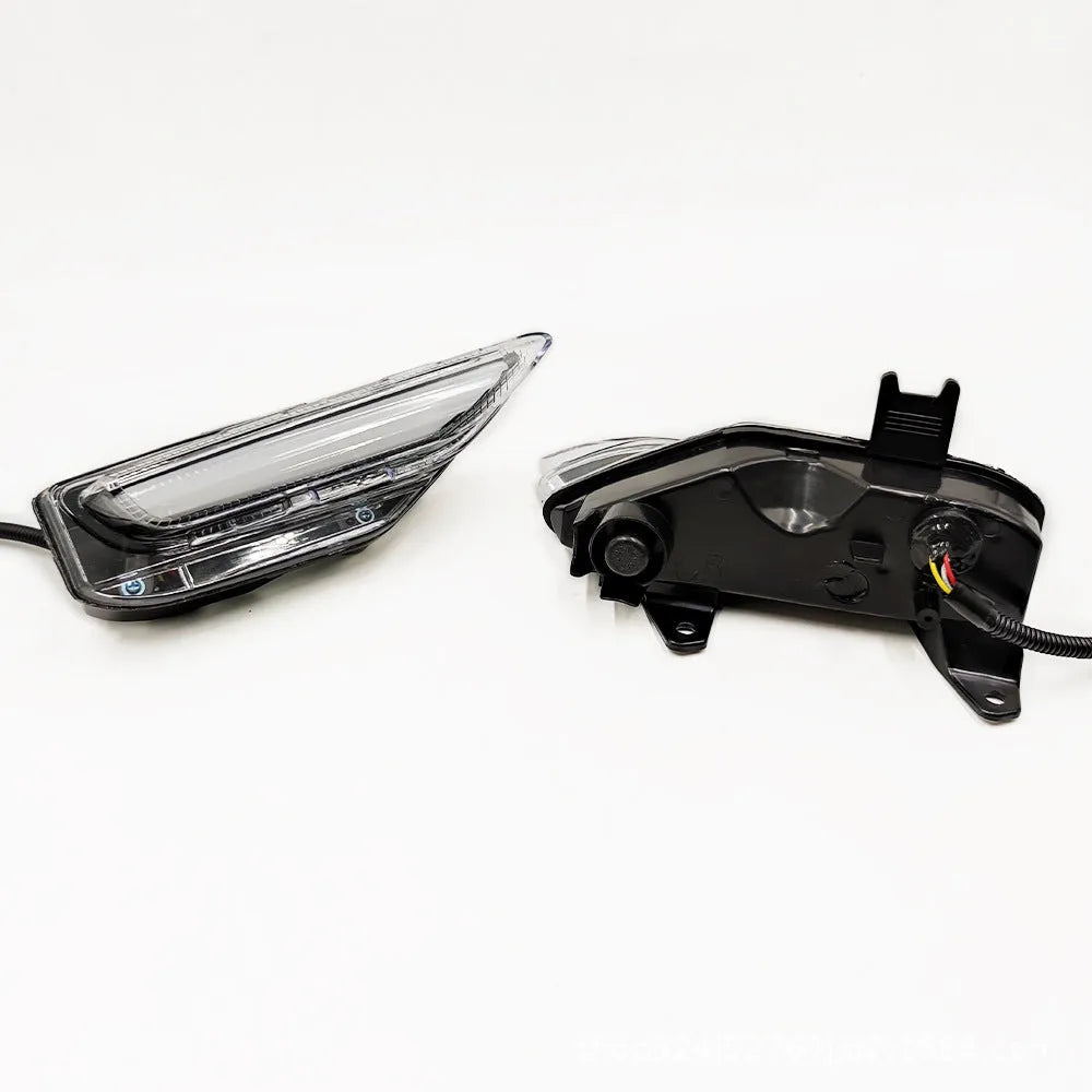 Infiniti Q50 Q70 front bumper LED replacement lamp unit with integrated turn signal, fog and daytime running lights