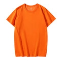 Men's loose fit ice silk short sleeve t-shirt in multiple colour options on a hanger.