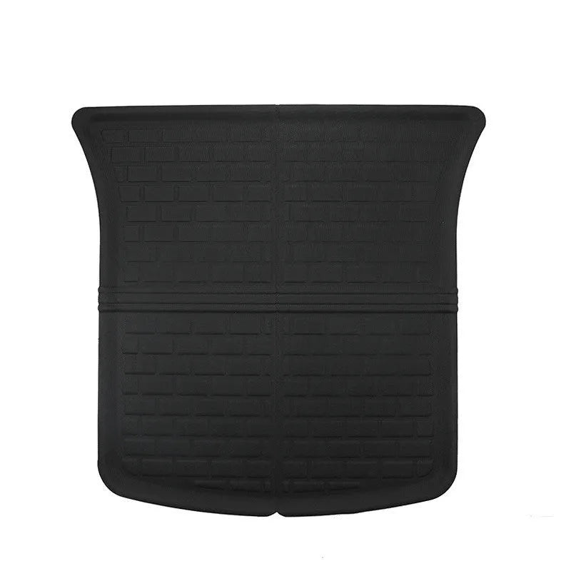 Tesla Model Y TPR floor mats set with storage box and tailbox protection mats