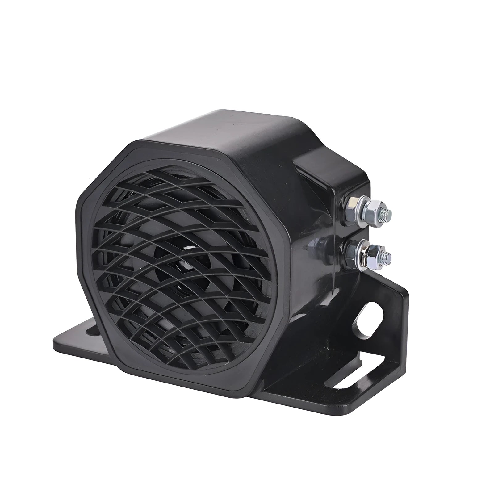 Black GQ-208A 12-80V universal vehicle reversing horn with 105db audible alarm