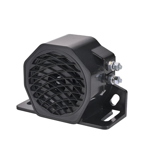 Black GQ-208A 12-80V universal vehicle reversing horn with 105db audible alarm