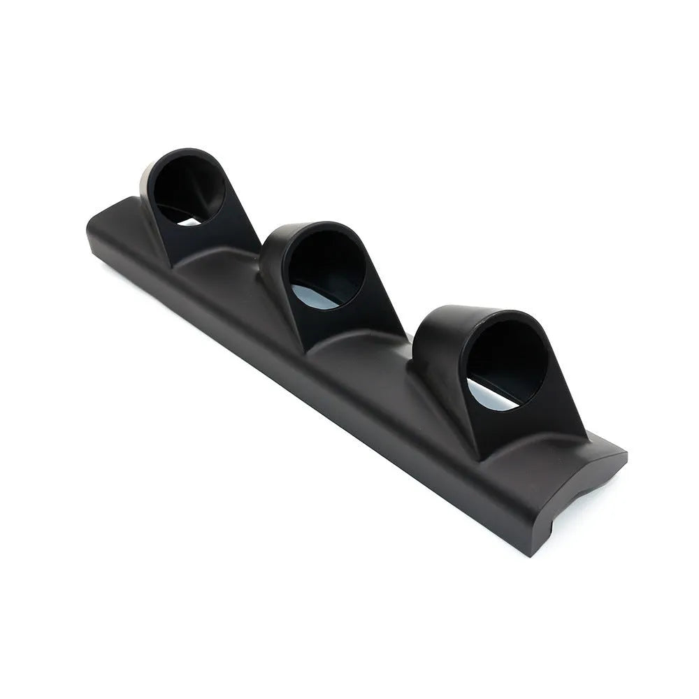 Black three-hole 52mm instrument mounting stand for car dashboard installation