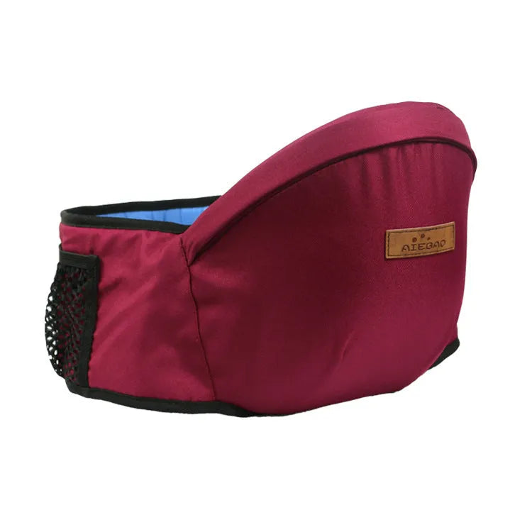 Front hugging baby waist stool in single waist style for holding children 3 to 36 months, available in multiple colours