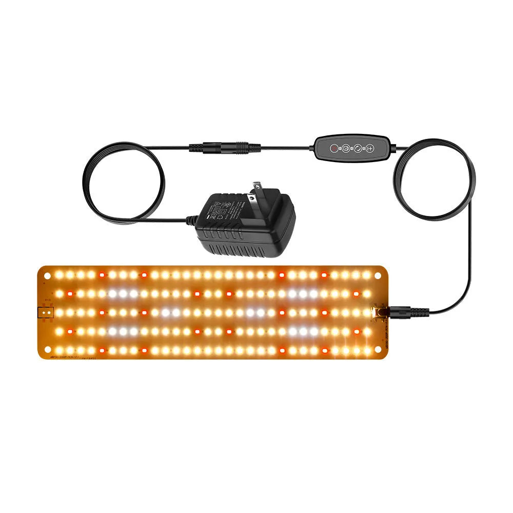 Plant growth full spectrum greenhouse seedling fluorescent fixture with 150 LED beads and PC shell