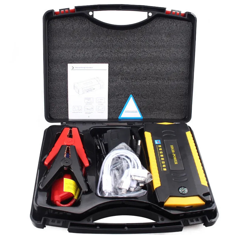 Car emergency start power supply with 69800mAh battery and 200A start port