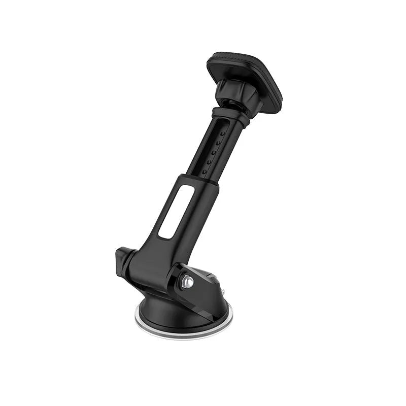 Dashboard stretch rod on-board bracket in black and red on a car instrument panel