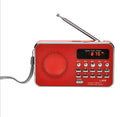 L-938 plugin MP3 speaker in white with button controls and USB interface