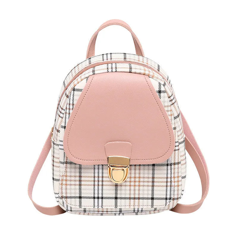 A one shoulder diagonal phone bag made from PU leather, shown in one of five colour options.