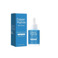 30ml copper peptide hair oil pump bottle for softening and smoothing hair.