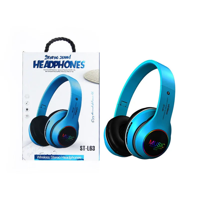 Black Bluetooth headphones showing on-ear design with visible 40mm speaker drivers.