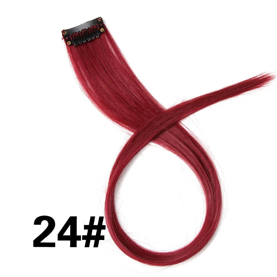 18 inch wig hair extension in selected colour style, single piece or 4PC set option