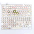 MOG Steamed Bread PBT key cap set with bread bear design for mechanical keyboards