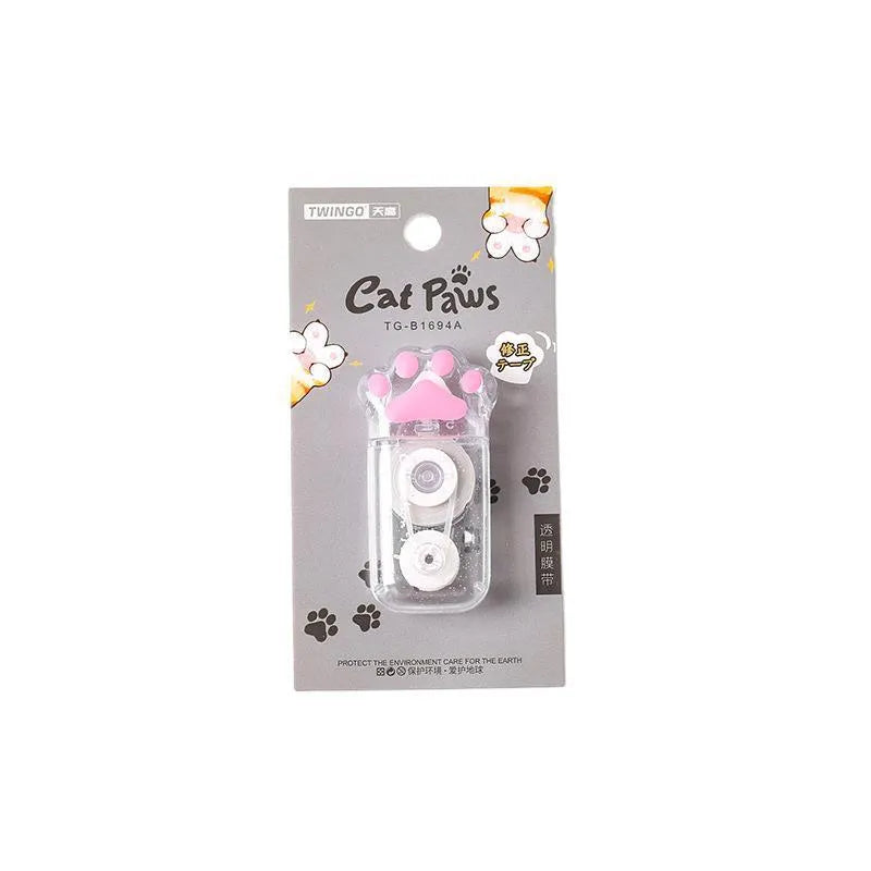 Wholesale pack of 24 rolls of transparent 5mm cat claw correction tape for furniture protection