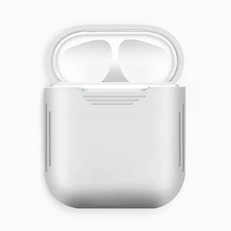 AirPods silicone protective case with shockproof earmuffs and anti-loss rope in various colours