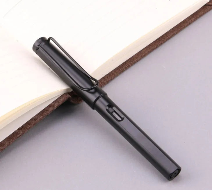 Black and blue frosted ink bag fountain pens with choice of 0.38mm and 0.5mm nibs.