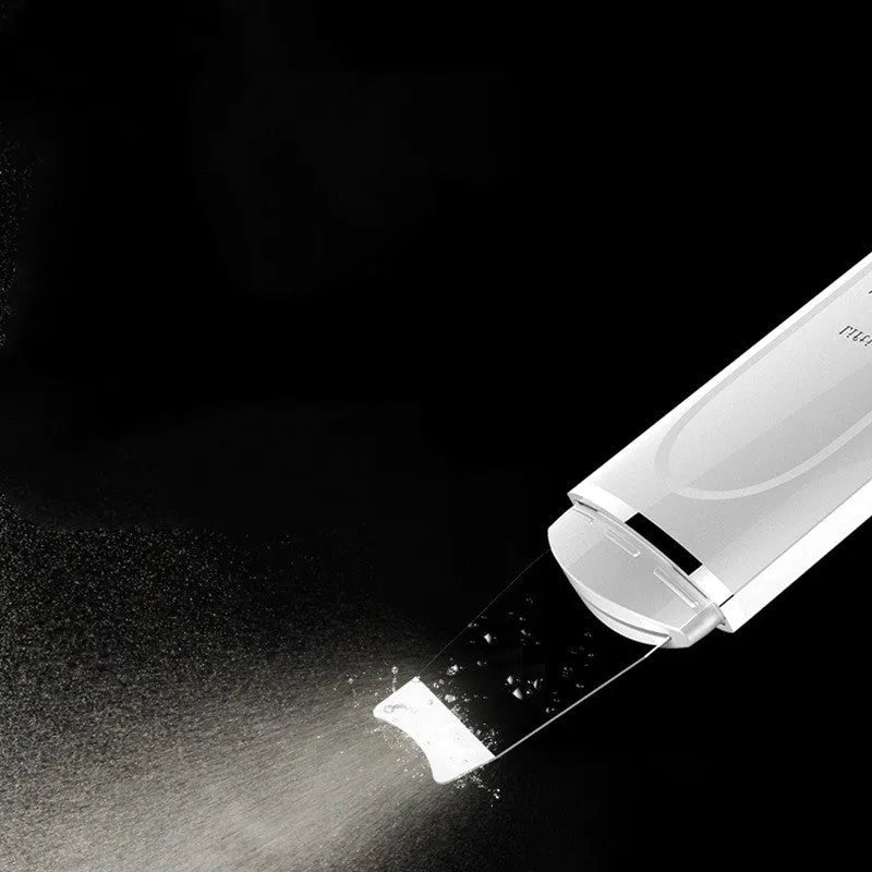 White ultrasonic peeling machine for facial cleansing and blackhead removal, available in single or multi-piece sets.