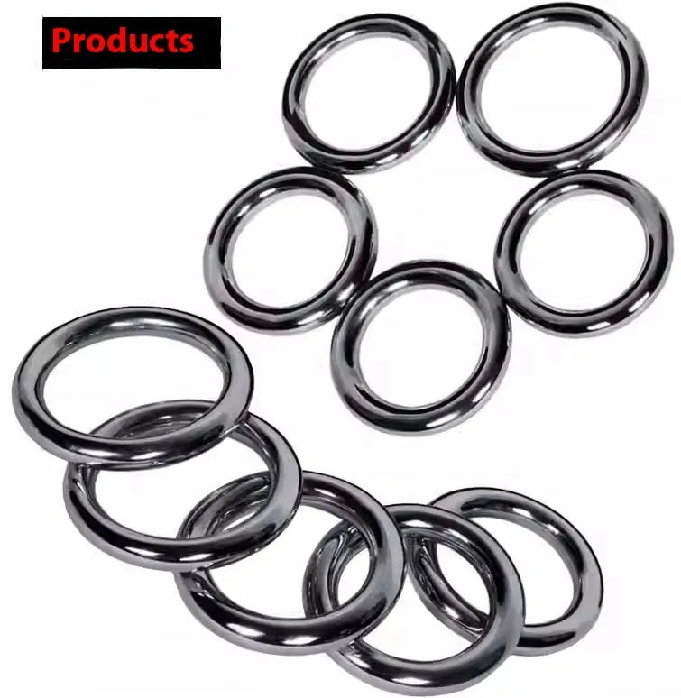 Carbon steel Wing Chun training ring in three sizes for martial arts strength development