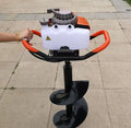 Portable single-person gasoline-powered hole digger for fruit tree fertilization digging, default size
