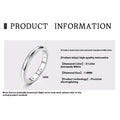 Simple geometric round bracelet ring in sterling silver, gold, and platinum colour options.