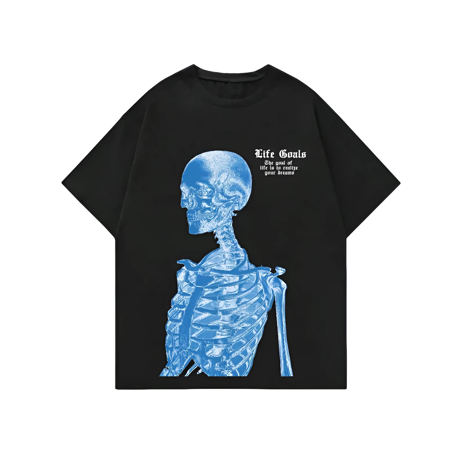 Printed men's street short-sleeved sports t-shirt with digital pattern design