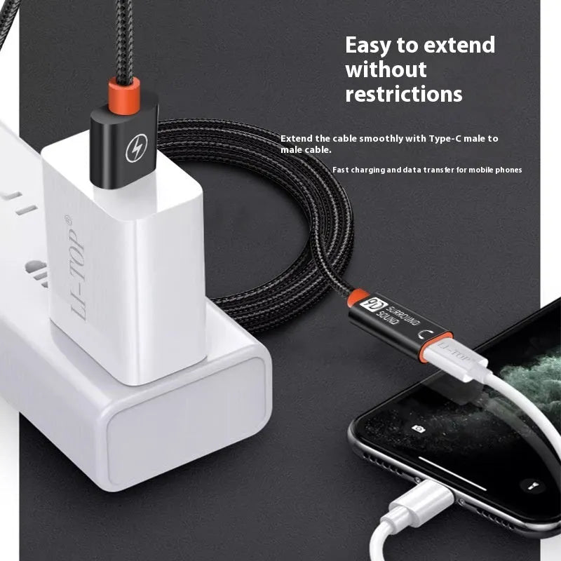USB 3.0 extension cable, 1.5m, with male and female connectors for computer peripherals