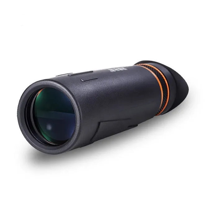 Compact 8x monocular telescope for concerts with 18mm exit distance and 5.2mm outlet diameter, ideal for live event viewing