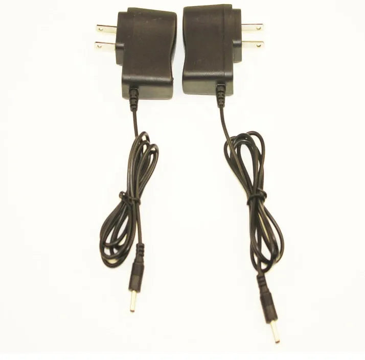 Black battery charger with DC3.5mm plug for 18650 lithium battery direct charge with display light