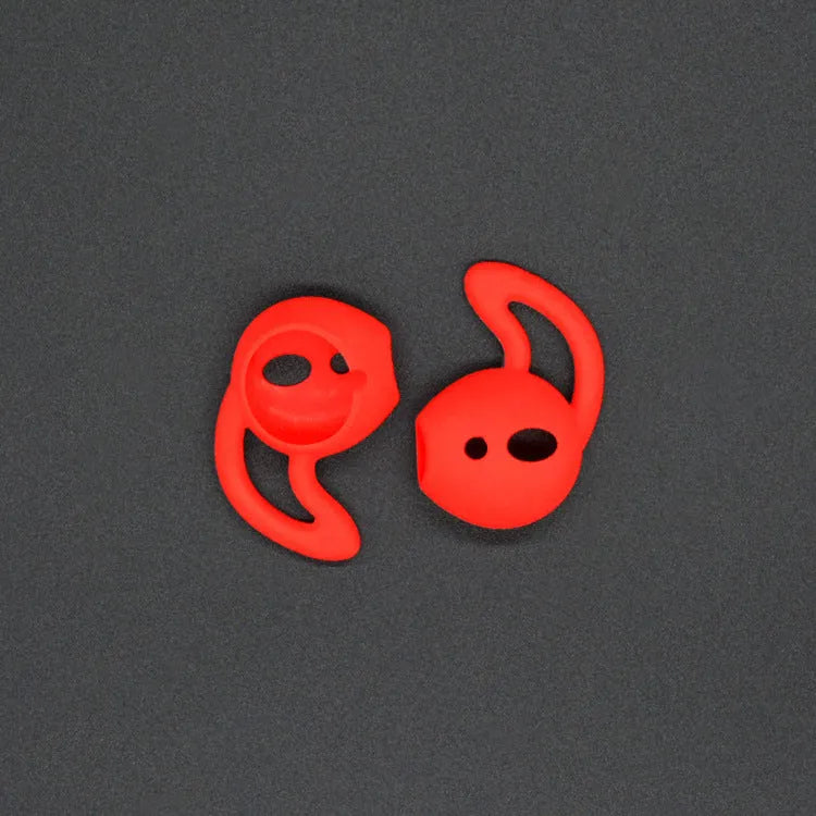 Silicone ear caps for AirPods in various colours showing left and right ear options