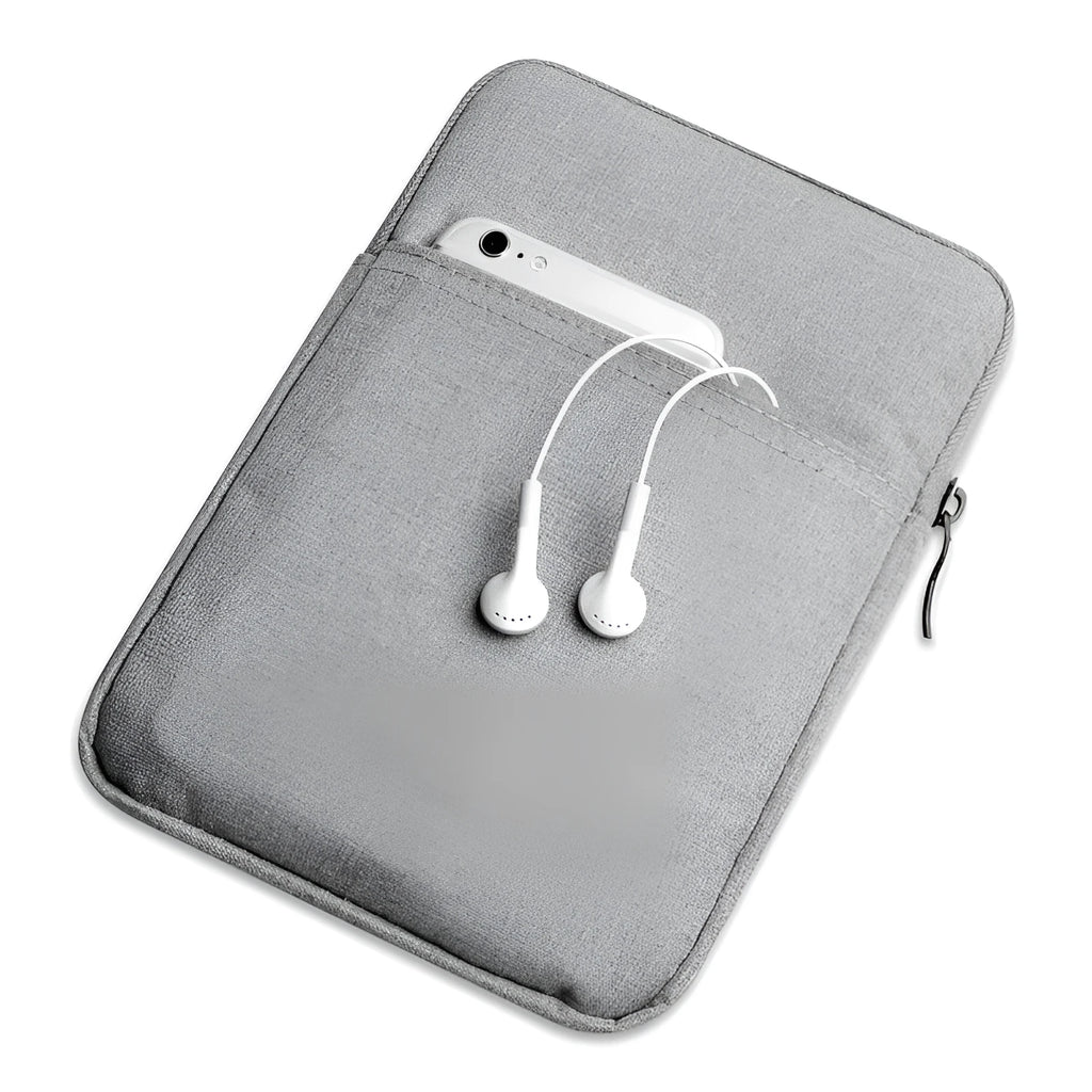Waterproof tablet case compatible with Apple iPad, plush and diving material, 7-11 inch sizes, colour options