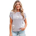 Women's beige hollow-out loose pullover top with batwing sleeves, acrylic fabric, casual Korean style