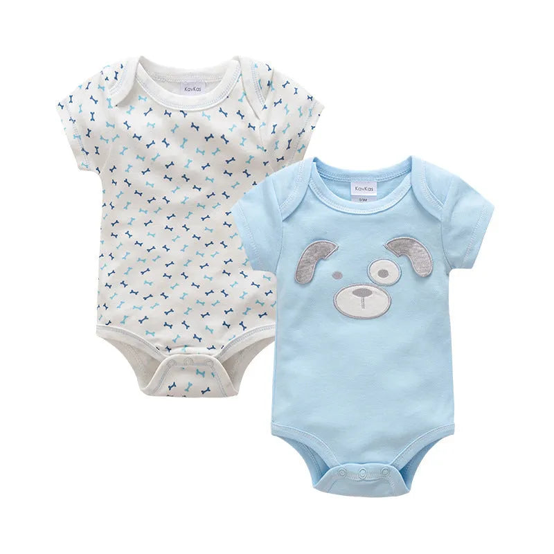 100% cotton newborn sleeveless baby romper with concealed button closure, triangle climbing style