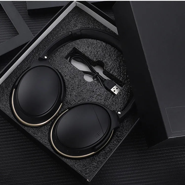 Wireless noise reduction foldable headphones in Black or Silver with Bluetooth 4.2 and 10-hour playtime