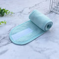 Thickened ant fabric hair band in white, polyester towel material, 60x8.5cm for face washing and yoga