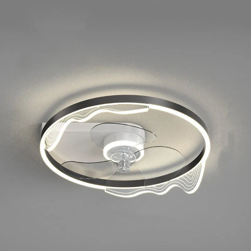 Landi simple modern Nordic style iron ceiling lamp with LED light for a children's bedroom.